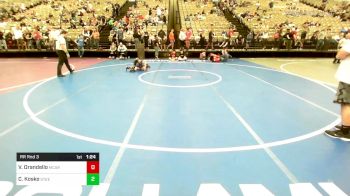 85-I lbs Rr Rnd 3 - Vincent Orandello, Mac Arthur vs Caleb Kosko, Steel Knights