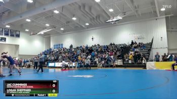 165 lbs Cons. Round 1 - Logan Sheppard, St. Patrick`s High School vs Jac Cummings, Desoto Central High School