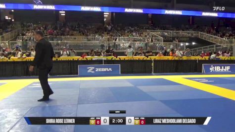 Liraz Meshoolami Delgado vs Shira Rose Lerner 2025 Pan Kids Jiu-Jitsu IBJJF Championship
