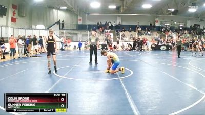 105 lbs Champ. Round 2 - Gunner Perkins, Westshore vs Colin Grone, Buccaneer Wrestling Club