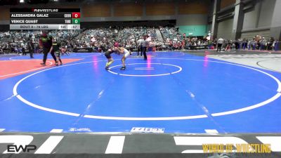 76 lbs Round Of 16 - Alessandra Galaz, Cobre Youth Wrestling vs Venice Quast, THRESHOLD WRESTLING CLUB