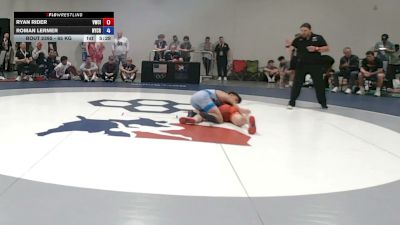 65 kg Cons. Rd Of 32 - Ryan Rider, Viking Wrestling Club (IA) vs Roman Lermer, New York City RTC