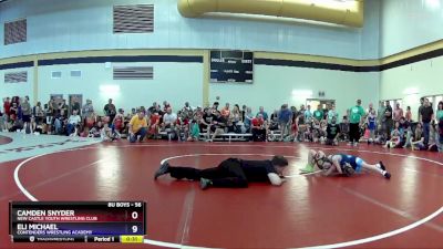 56 lbs Semifinal - Camden Snyder, New Castle Youth Wrestling Club vs Eli Michael, Contenders Wrestling Academy