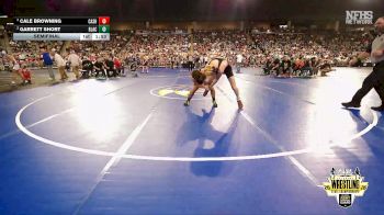 B3A-113 lbs Semifinal - Cale Browning, Cashion vs Garrett Short, Blackwell
