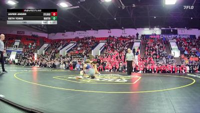 150 lbs Semifinals (8 Team) - Seth Toris, Martin HS vs Javier Anger, St Louis HS