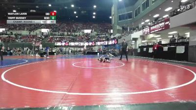 46 lbs Champ. Round 1 - Waylon Lakin, Glendive Mat Devils vs Tripp Bussey, Windy City Wrestling Club