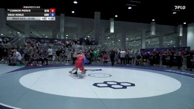 70 kg Cons. Rd Of 16 - Connor Pierce, NLWC/TMWC vs Dean Noble, GRIT Athletics Wrestling Club