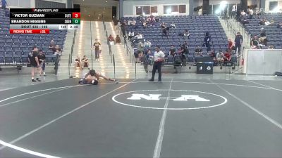 149 lbs 1st Place Match - Victor Guzman, Cumberland (Tenn.) vs Brandon Higgins, None