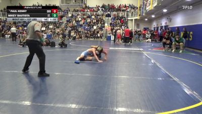 127 lbs R-16 - Paul Kenny, Christian Brothers Acad.-NJ vs Mikey Bautista, St. Joseph Regional-NJ