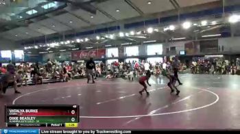 48 lbs Round 2 (10 Team) - Vatalya Burke, Storm vs DIXIE BEASLEY, Alabama Elite Gold