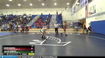 157 lbs Quarterfinals (8 Team) - Jacob Shibata, East Los Angeles College vs Gavin Ibarra, Mt. San Antonio College
