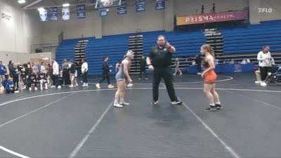 110 lbs Quarterfinal - Sloane Kruger, Presbyterian vs Makenize Smith, Indiana Tech