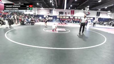 138 lbs Champ. Round 1 - Vincent Gonzalez, La Serna vs Nathan Cauwel, Chino