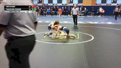 98 lbs Semifinal - Thatcher Purser, Corner Canyon vs Keith Kent, Layton