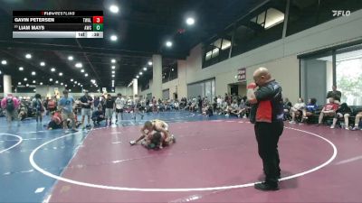 144 lbs Cons. Round 2 - Gavin Petersen, Trojan Wrestling Academy LLC vs Liam Mays, Accelerate Wrestling Club