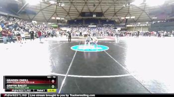 70 lbs Champ. Round 1 - Griffin Bailey, Olympia Wrestling Club vs Graiden ONeill, Askeo International Mat Club