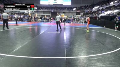 5A 106 lbs Quarterfinal - Parker Van Noy, Beauregard HS vs Jaxon Lewis, Montevallo