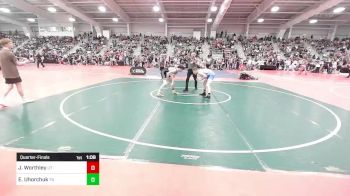 120 lbs Quarterfinal - Jason Worthley, UT vs Ethan Uhorchuk, TN