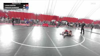 138 lbs Champ. Round 2 - Logan Steffen, RT Elite Wrestling vs Preston Schneider, Team Nazar Training Center
