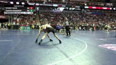 3A-126 lbs Cons. Round 4 - Stoney Wood, Indianola vs Easton Jorgenson, Waverly-Shell Rock