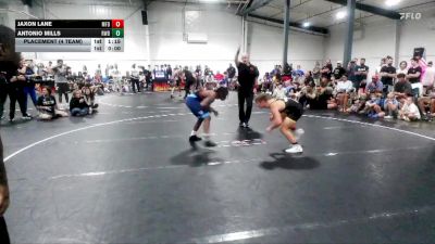 132 lbs Placement (4 Team) - Jaxon Lane, MF Dynasty vs Antonio Mills, RWA Black