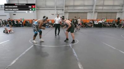 225 lbs Round 1 (6 Team) - Aki Agalianos, FORGE vs Treyton Werth, Ohio Gold