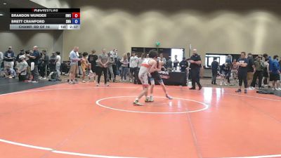 120 lbs Champ. Rd Of 16 - Brandon Wunder, Headhunters Wrestling Club vs Brett Crawford, Savage Wrestling Academy