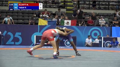 40 kg 1/4 Final - Maisie Elliott, United States vs Preeti Yadav, India