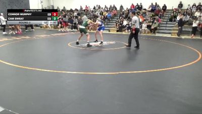 134-140 lbs Round 3 - Cam Sweat, Clear Creek-Amana vs Connor Murphy, Iowa City, West