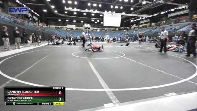 105 lbs Round 1 (6 Team) - Camdym Slaughter, Prodigy NDT vs Brayden Yakich, Black Fox Academy