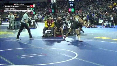 125 lbs Consi Of 16 #1 - Miriam Guadamuz, Highland (SS) vs Arely Garcia, Holtville (SD)