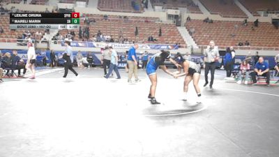 167-D2 Semifinal - Mareli Marin, Snowflake High School vs Leiline Oruna, San Pasqual Valley High School (Winterhaven CA)