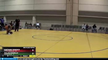 123 lbs Placement Matches (16 Team) - Gaetano Tedesco, Attack Wrestling vs Malikai Badillo, Golden Bears