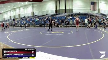 120 lbs Cons. Round 4 - Brady Slicker, PA vs Desmond Childers Jr, OH