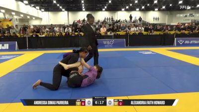 Alexandria Faith Howard vs Andressa Simas Parreira 2025 World IBJJF Jiu-Jitsu No-Gi Championship
