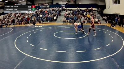 157 lbs Cons. Round 3 - Trey Miletics, Muhlenberg vs Edward Pinc, Merchant Marine