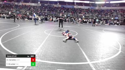 65 lbs Consi Of 8 #1 - Albert Canales, Contender Wrestling Academy vs Tanner Brucker, The Compound-SOT