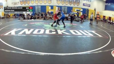 190 lbs Champ Round 1 (16 Team) - Austin Cole, Team First Strike WC vs Ky?mani Brown-David, Wellington Blue