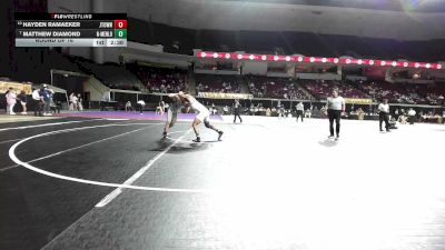 184 lbs Round Of 16 - Hayden Ramaeker, Jamestown vs Matthew Diamond, Menlo College (NCWA)