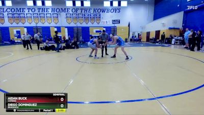 165 Gold Semifinal - Diego Dominguez, Braddock vs Aidan Buck, Camden