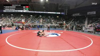 3A-138 lbs Champ. Round 1 - Lucas Ramirez, Worland vs Jonah Schulz, Cody