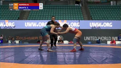 65 kg - Emma Bruntil, USA vs Manisha Manisha, IND