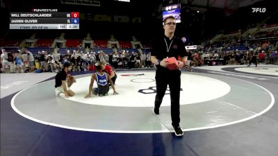 150 lbs Cons. Rd Of 64 - Will Deutschlander, OK vs Jaiden Oliver, FL