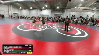 140 lbs Cons. Round 3 - Olivia Hovey, Cleveland vs Ruth Ann Morehouse, Coronado