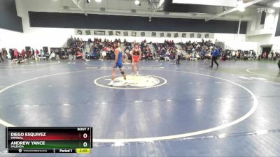 106 lbs Champ. Round 1 - Andrew Yance, Valencia vs Diego Esquivez, Imperial