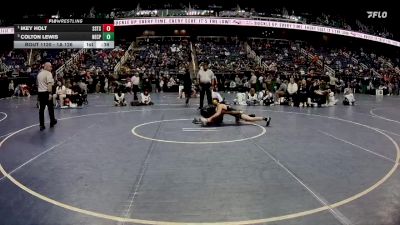 1A 126 lbs Cons. Semi - Ikey Holt, South Stanly High School vs Colton Lewis, North East Carolina Preparatory School