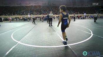 80 lbs Quarterfinal - Tanner Willman, Cushing Tigers vs Logan Sligar, Tulsa Blue T Panthers