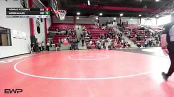 126 lbs Semifinal - Aiden Jalajel, COWETA vs Konrad Kosanke, CROSSINGS CHRISTIAN