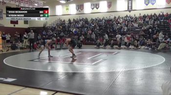 132 lbs 3rd Place Match - Evan McMahon, Union, LaPorte City vs Kyson Moss, North Fayette Valley
