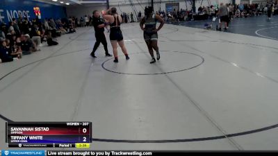 207 lbs Semifinal - Savannah Sistad, Simpson vs Tiffany White, Upper Iowa